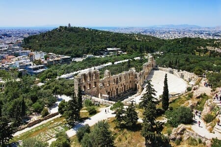 7098080-view-from-the-acropolis-to-the-odeon-of-herodes-atticus-and-philopappus-hill-in-athens-greece (1)