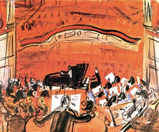 Dufy the-red-concert-1946 Dufy the-red-concert-1946