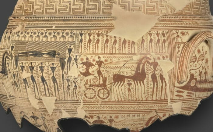 Vlachou Dipylon krater Musee Louvre Vlachou Dipylon krater Musee Louvre
