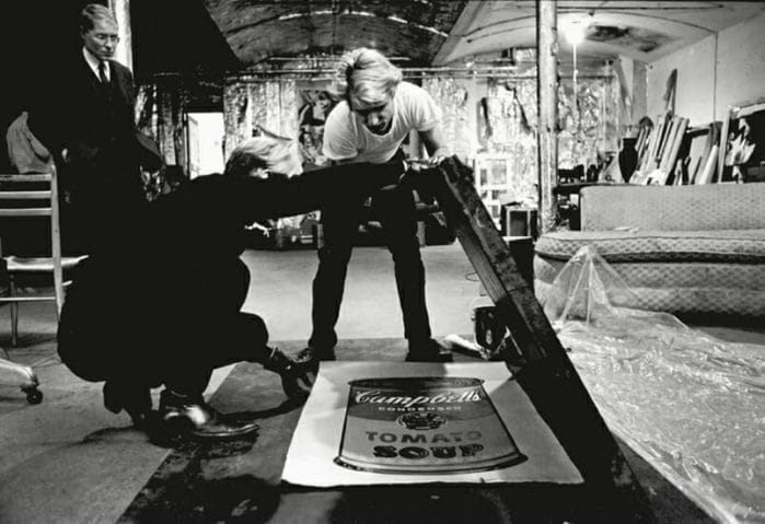 Durant - Estampe - Warhol sérigraphiant à la factory, 1968 (1) (1)