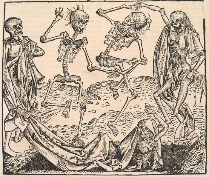 Estampe-Ben Durant - Wolgemut, Michael - Danse macabre - 1493